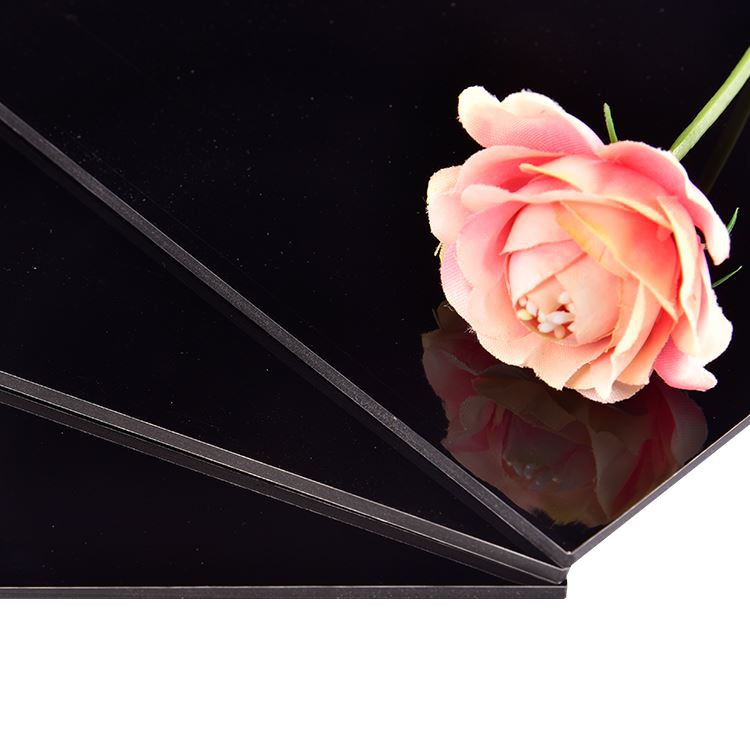 Glossy Black Color Aluminum Composite Paneling