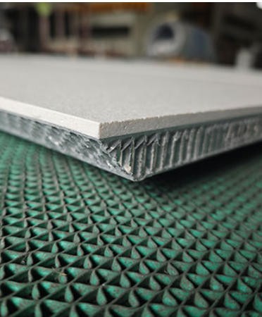 Honeycomb Aluminum Panel Edge Mounting Structure For Wall